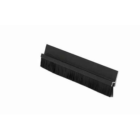 Pemko 18062DNB60 60" 180 Degree Aluminum Retainer Weatherstrip with 5/8" Nylon Brush Dark Bronze 18062DNB60